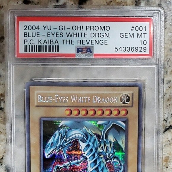 2004 Yu-GI-Oh Blue-Eyes White Dragon PSA 10 PCK-001 Power Of Chaos Kaiba Revenge - Picture 2 of 5